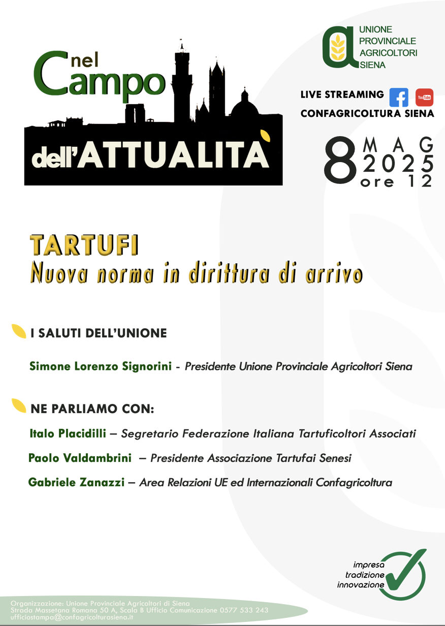 Tartufi: nuova norma in dirittura di arrivo